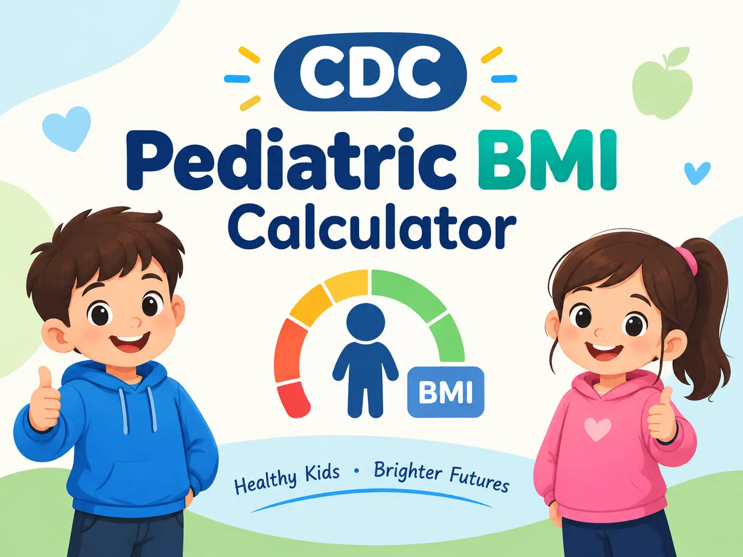 CDC pediatric BMI calculator chart for children and adolescents
