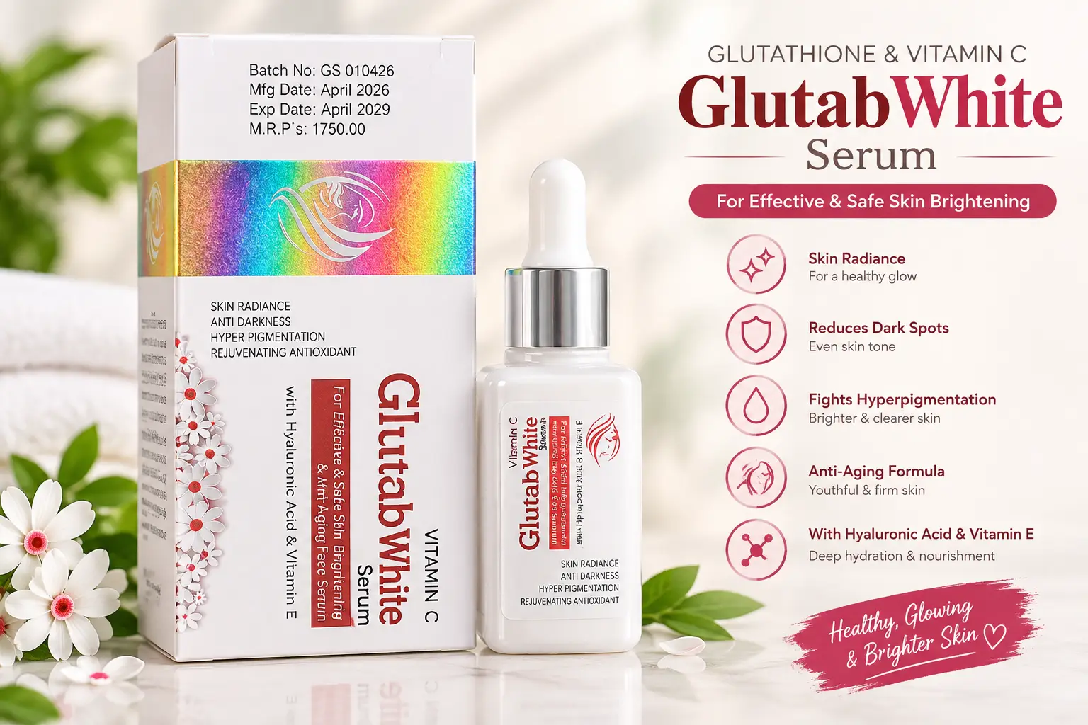 Best Whitening Serum in Pakistan - Glutab White Serum
