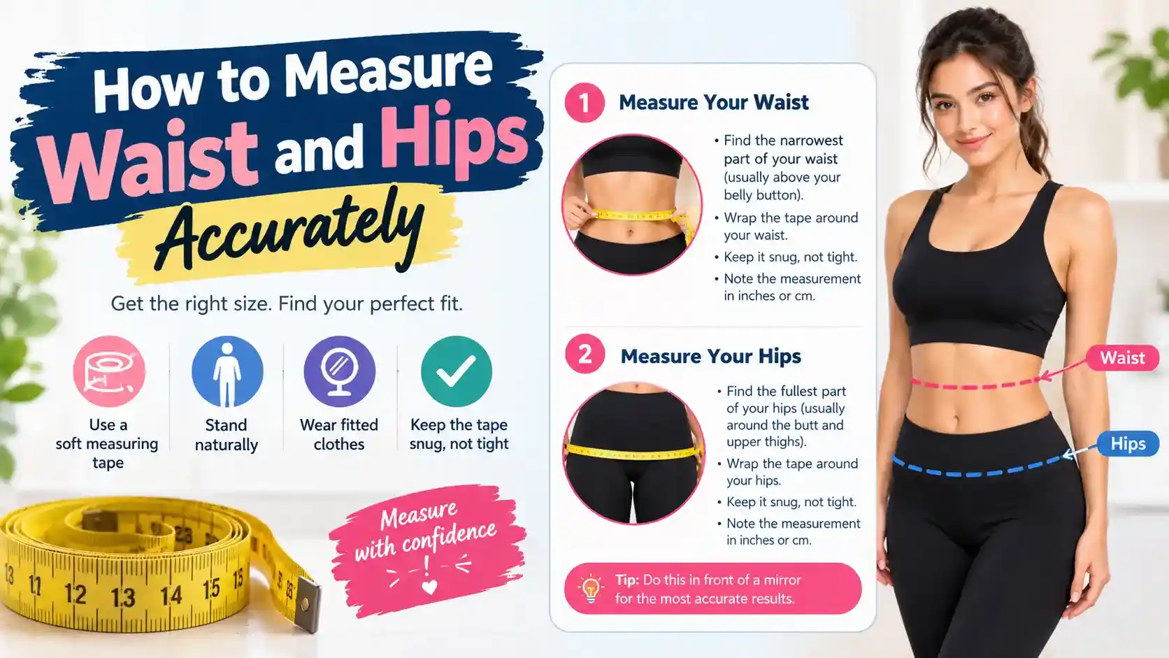 How to Measure Waist and Hips article