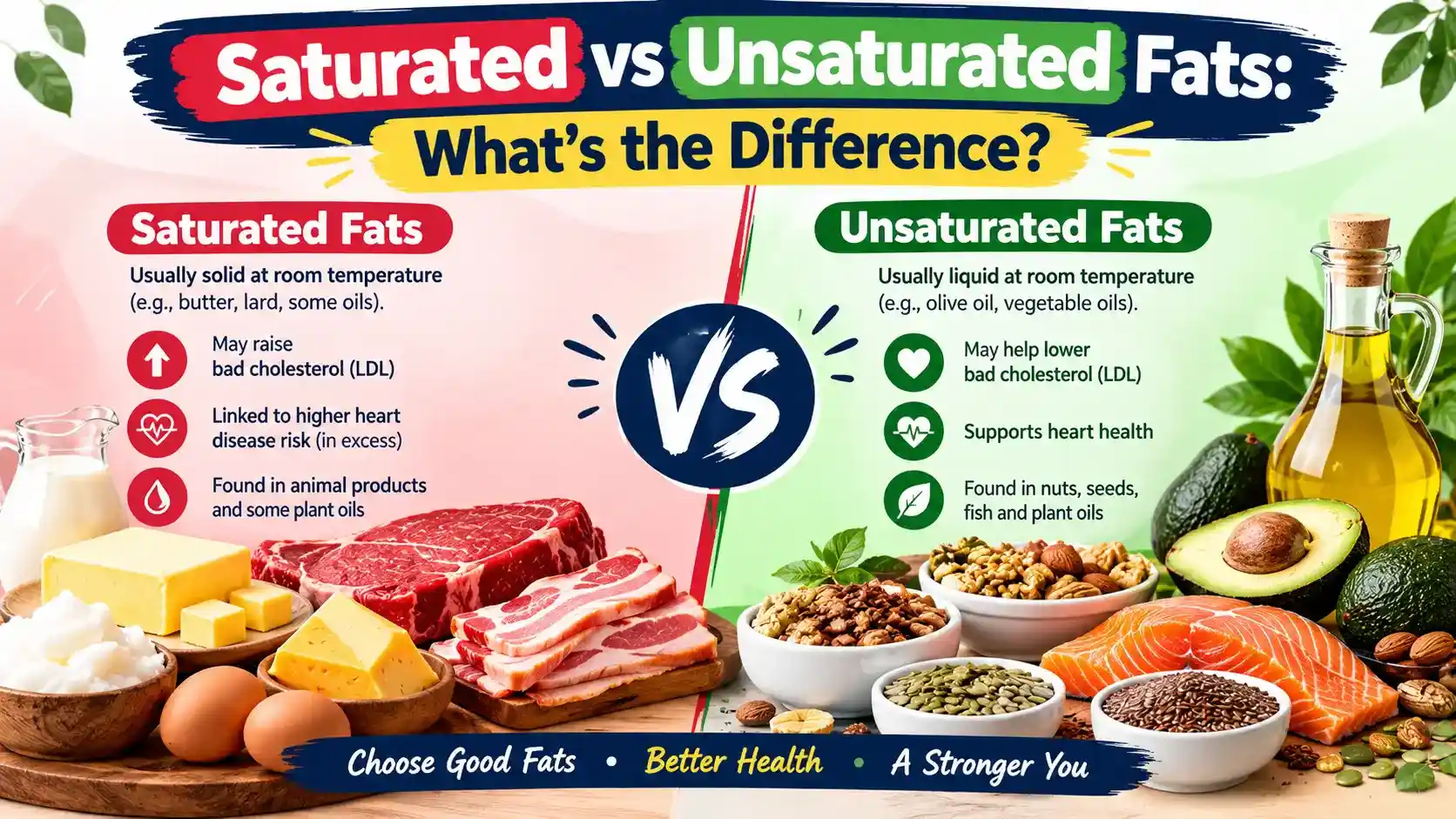 Saturated vs Unsaturated Fats article
